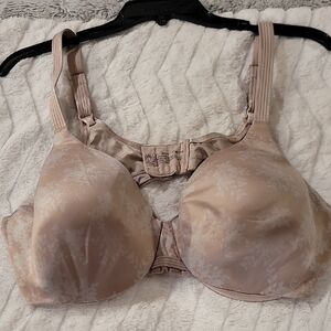 Bali Nude Floral Full Coverage Underwire Bra